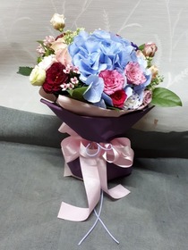 수국혼합꽃다발